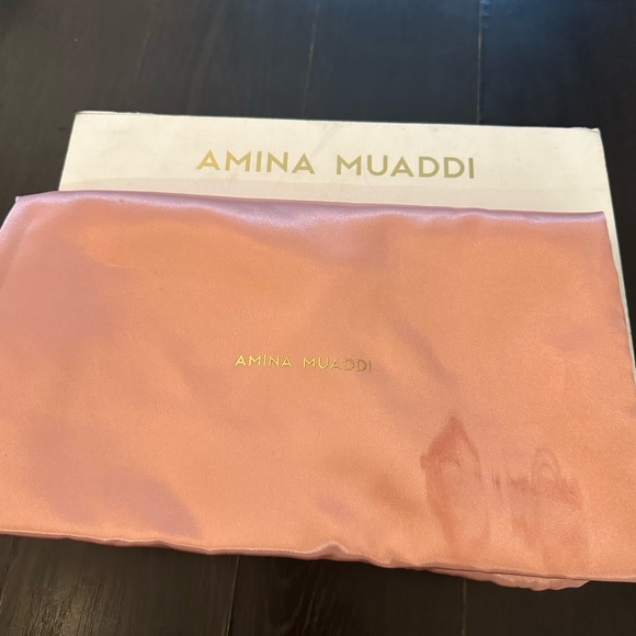 AMINA MUADDI NAPA BRIGHT GREEN HEEL SIZE 39 - Picture 3 of 9